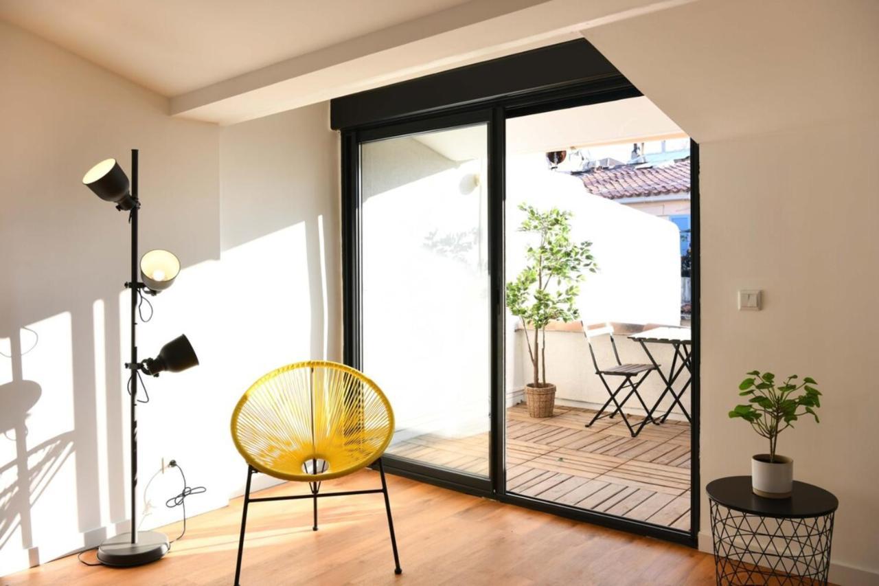 Le Duplex - Terrasse Au Coeur De Marseille Panier Appartement Buitenkant foto